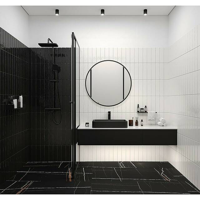 Тонкая плитка из керамогранита, серия Marbles