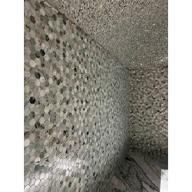 Хаммам из зеленого мрамора