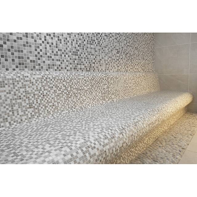 Хаммам из серого мрамора