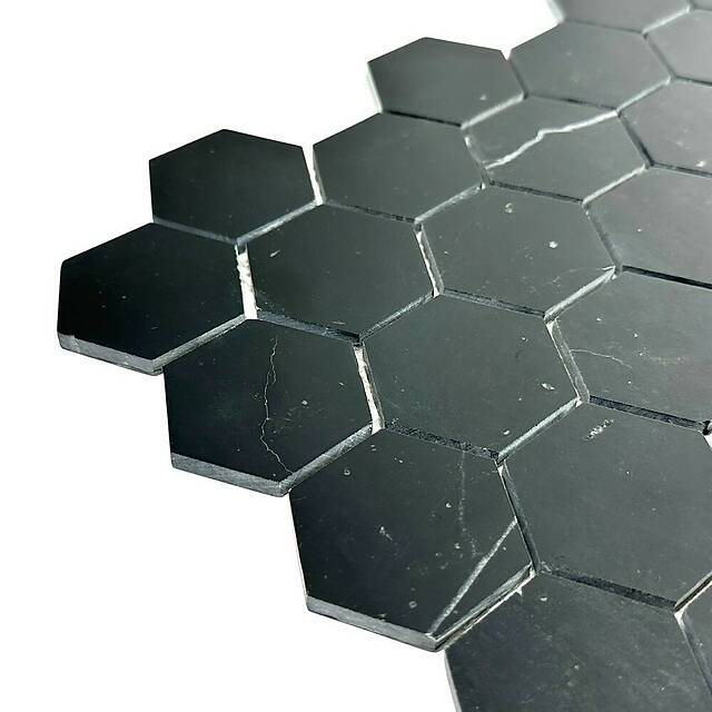 Мозаика из мрамора, серия Hexagon
