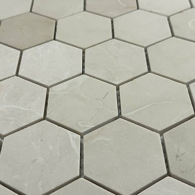 Мозаика из мрамора, серия Hexagon