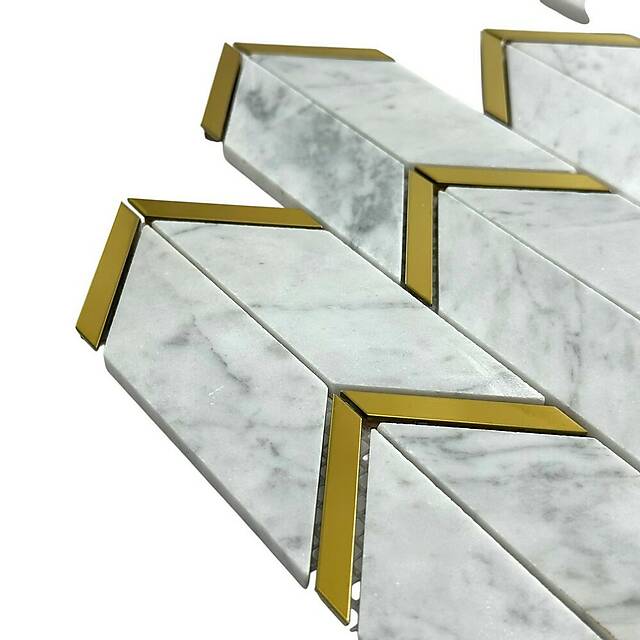 Мозаика из мрамора и металла, серия Carpet Series