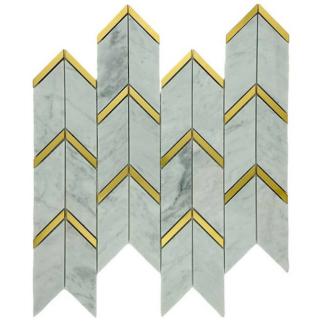 Мозаика из мрамора и металла, серия Carpet Series