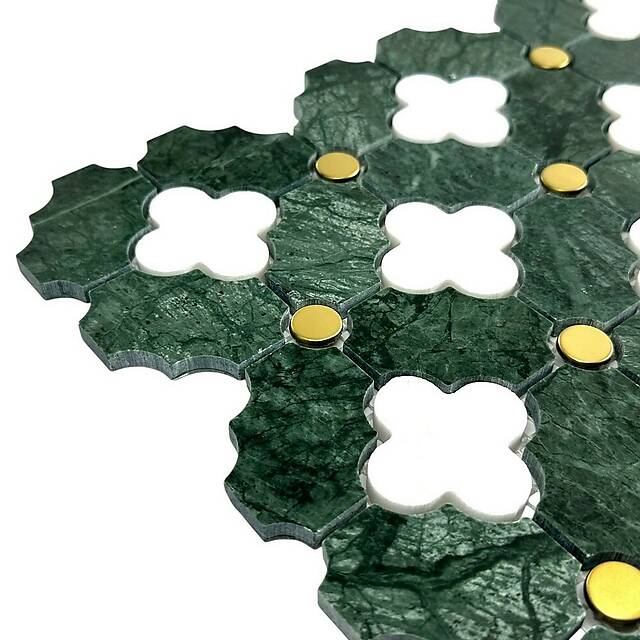 Мозаика из мрамора и металла, серия Carpet Series