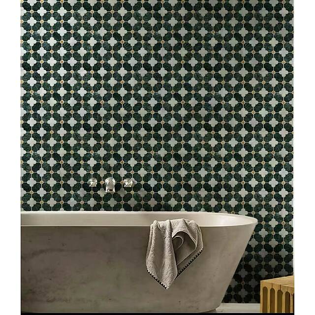 Мозаика из мрамора и металла, серия Carpet Series