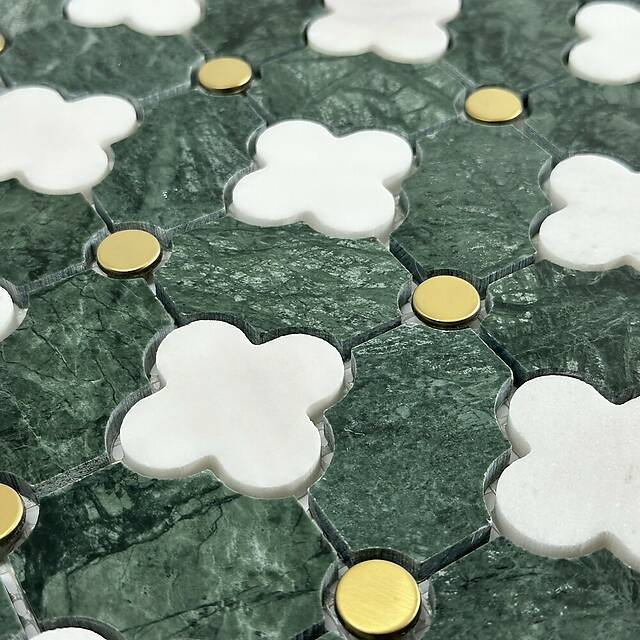 Мозаика из мрамора и металла, серия Carpet Series