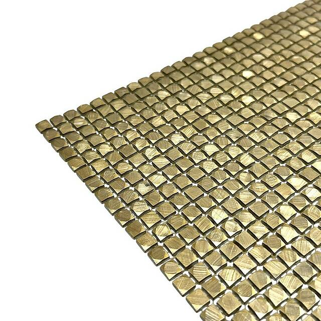 Мозаика из металла, серия Mosaic Aluminium