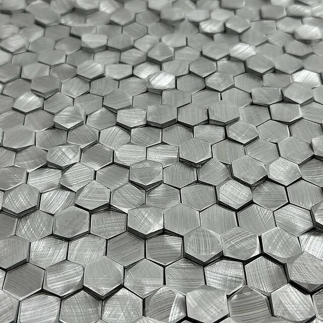 Мозаика из металла, серия Mosaic Aluminium