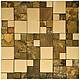 Мозаика из металла, серия Brass