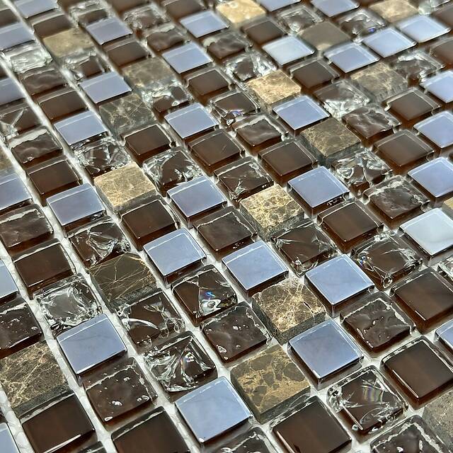 Мозаика из стекла и мрамора, серия Glass-M