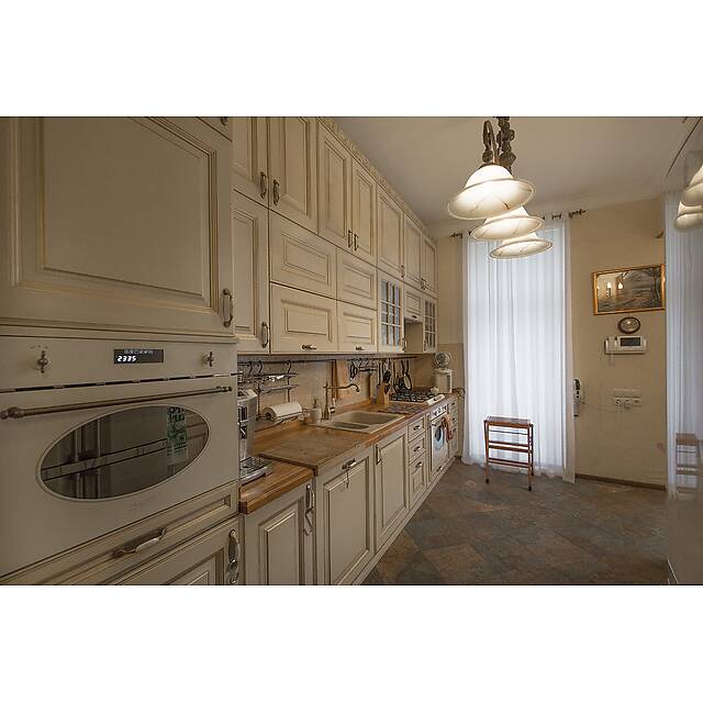 Кухня фартук из натурального мрамора