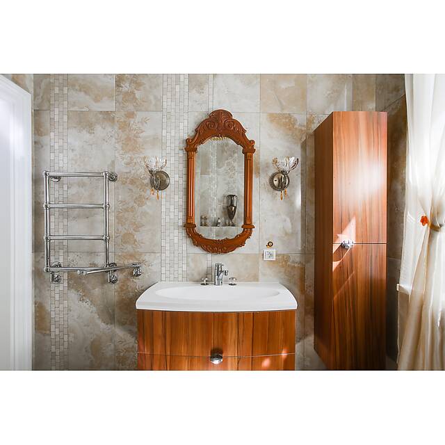 Ванная комната мраморная мозаика