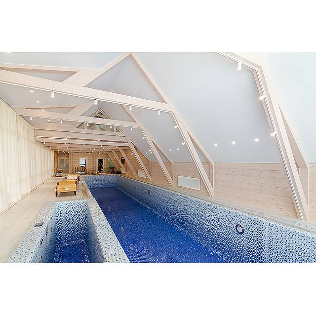 Бассейн стеклянная мозаика, серия Mix Eco