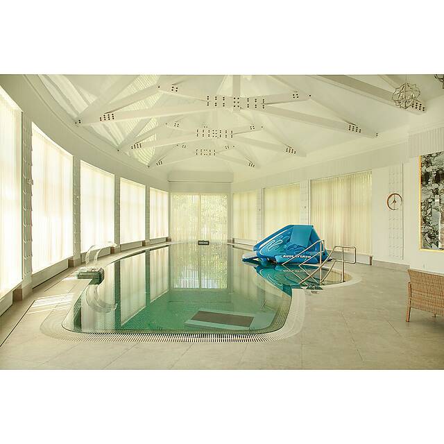 Бассейн стеклянная мозаика с перламутром, серия Iris