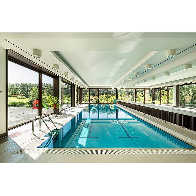 Бассейн мозаика из прессованного стекла, серия Glass Pixel