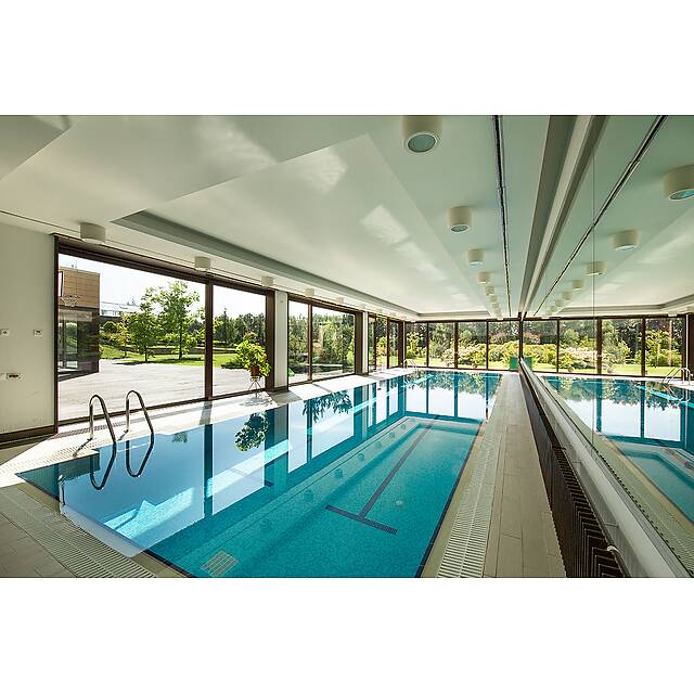 Бассейн мозаика из прессованного стекла, серия Glass Pixel