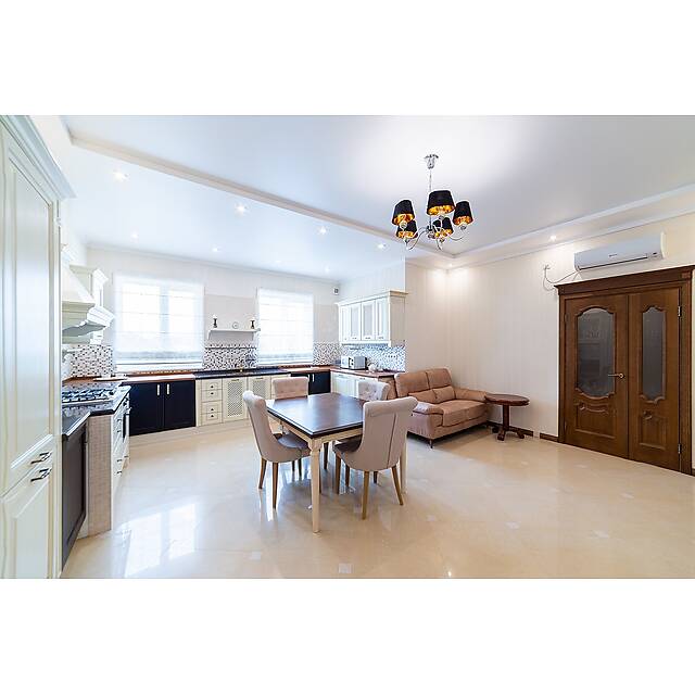 Тонкая мозаика из натурального камня кухонный фартук