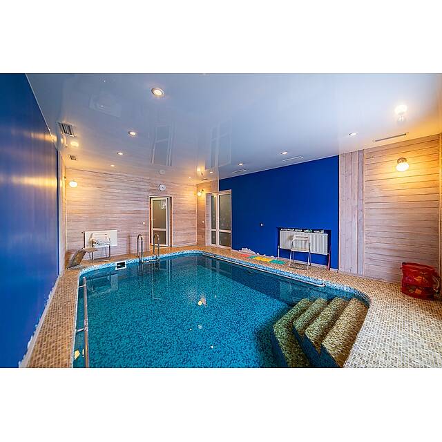 Бассейн с мозаикой из стекла, серия Econom Imagine