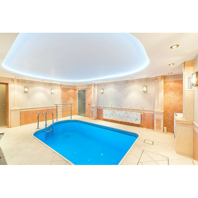 Бассейн из стекляннаой мозаики с добавлением смальты, серия Infiniti