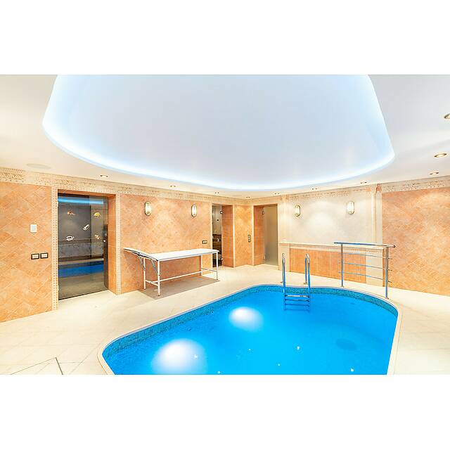 Бассейн из стекляннаой мозаики с добавлением смальты, серия Infiniti