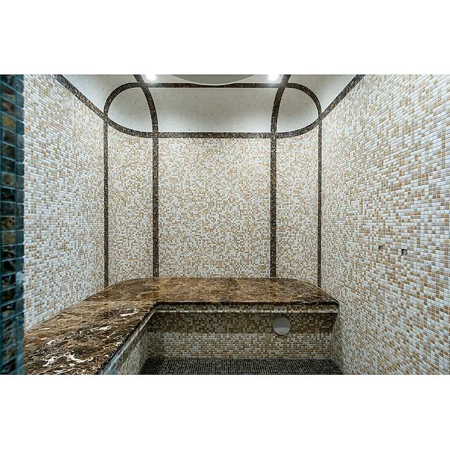 Хамам из мраморной мозаики