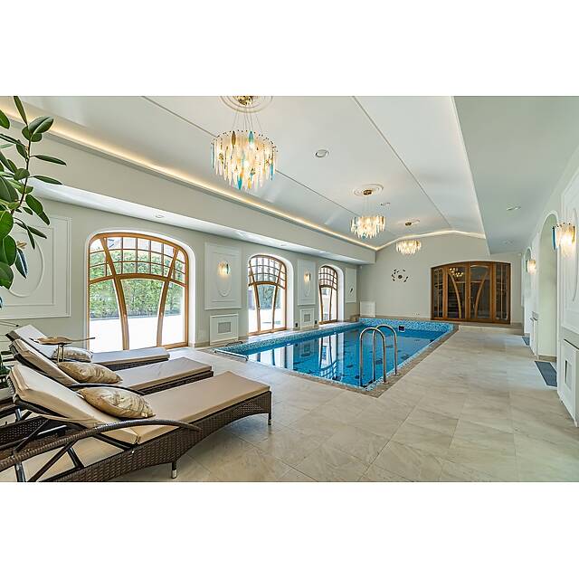 Бассейн панно с рыбками