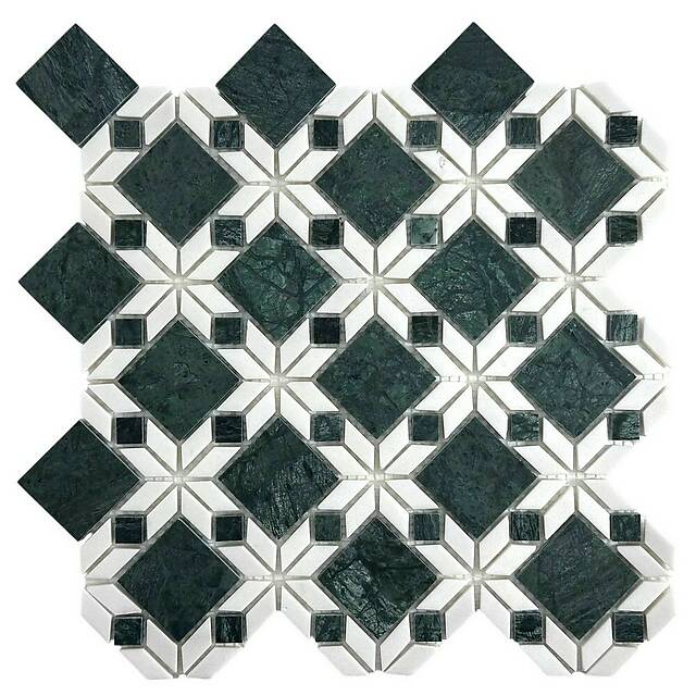 Мозаика из мрамора, серия Carpet Series