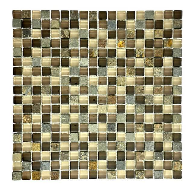 Мозаика из стекла и мрамора, серия Glass-M