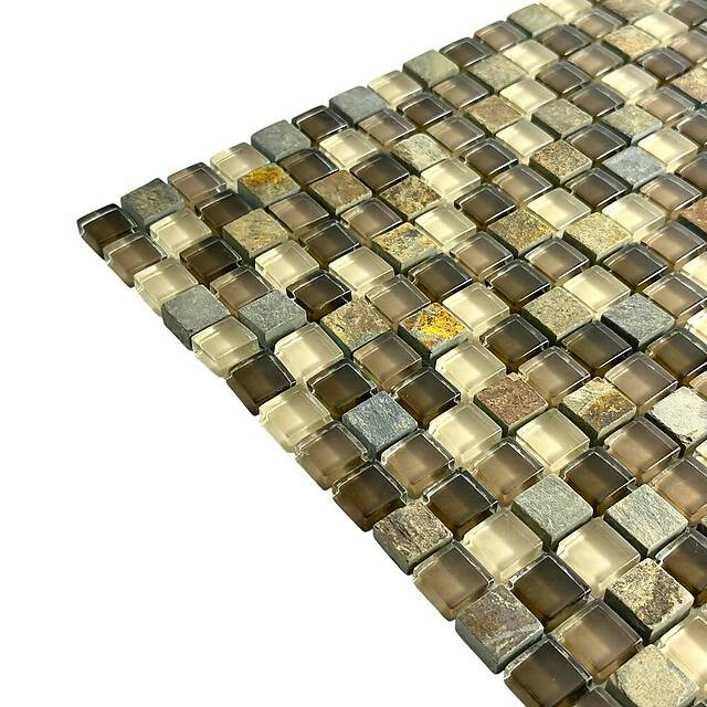 Мозаика из стекла и мрамора, серия Glass-M