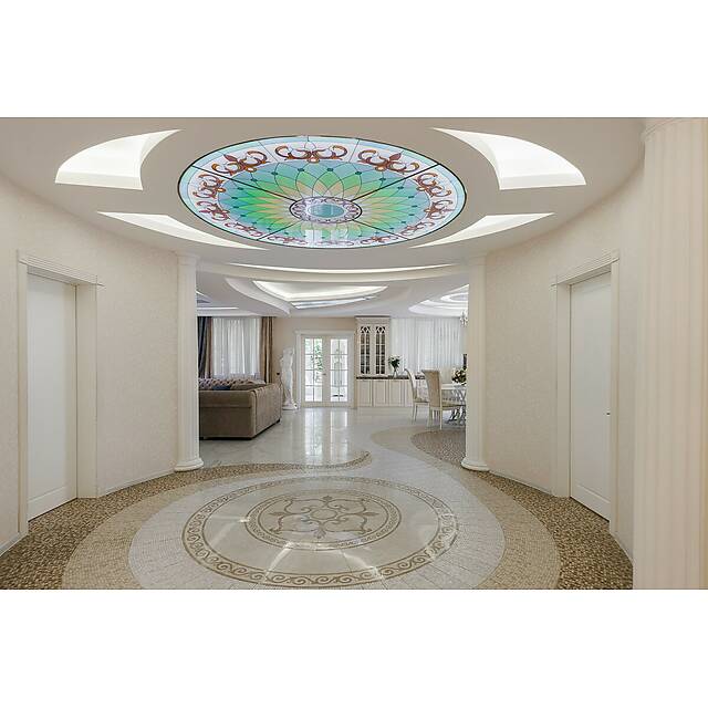 Комната из мраморной мозаики