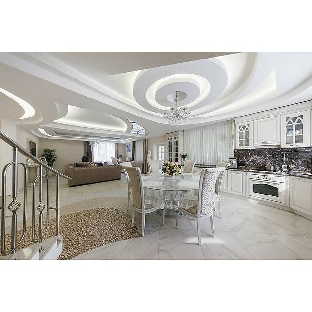 Комната из мраморной мозаики