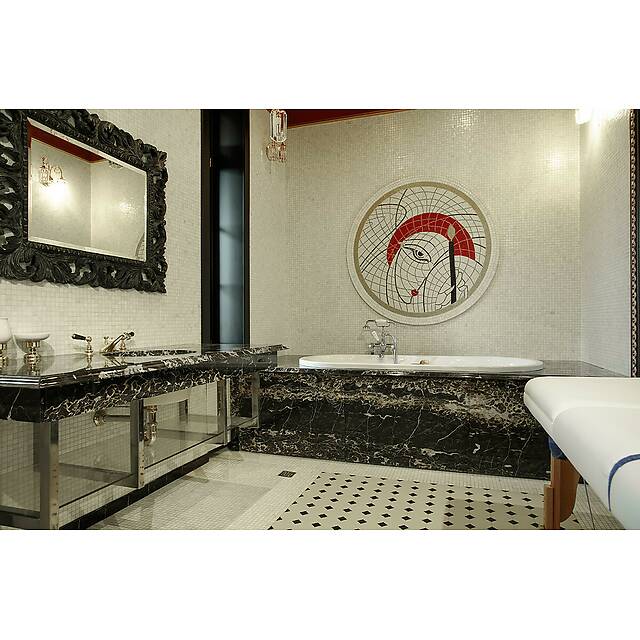 Ванная комната из мрамора