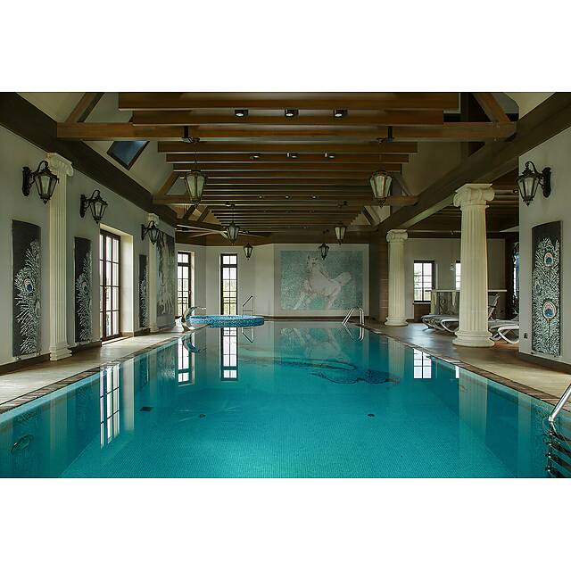 Бассейн панно подводный мир