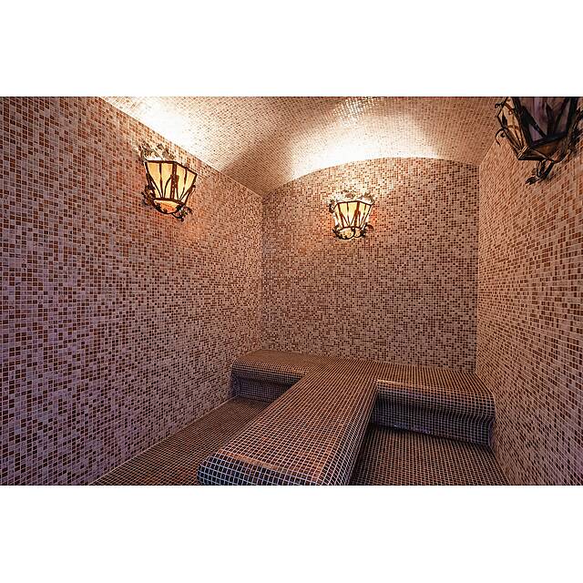 Хамам cтеклянная мозаика с перламутром