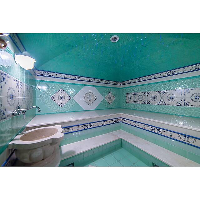 Хамам с бирюзовой мозаикой