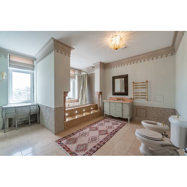 Ванная комната бежевый мрамор