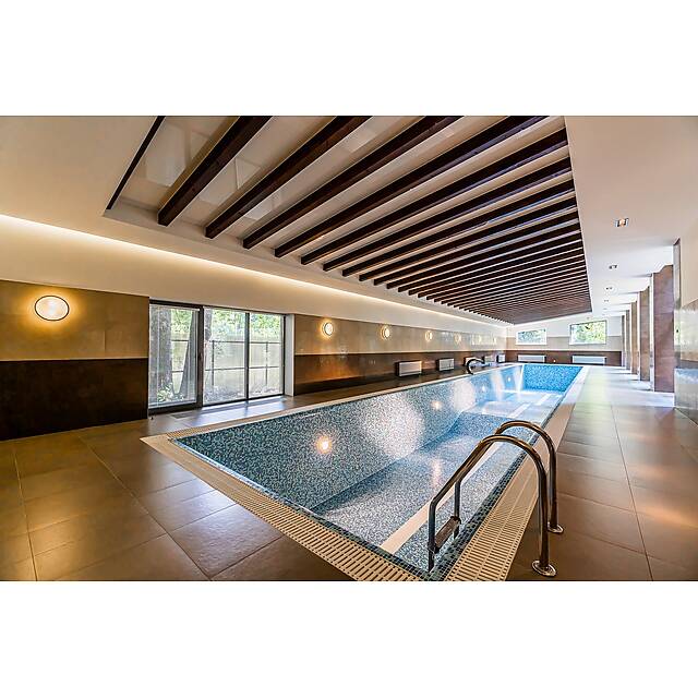 Бассейн из стеклянной мозаики 