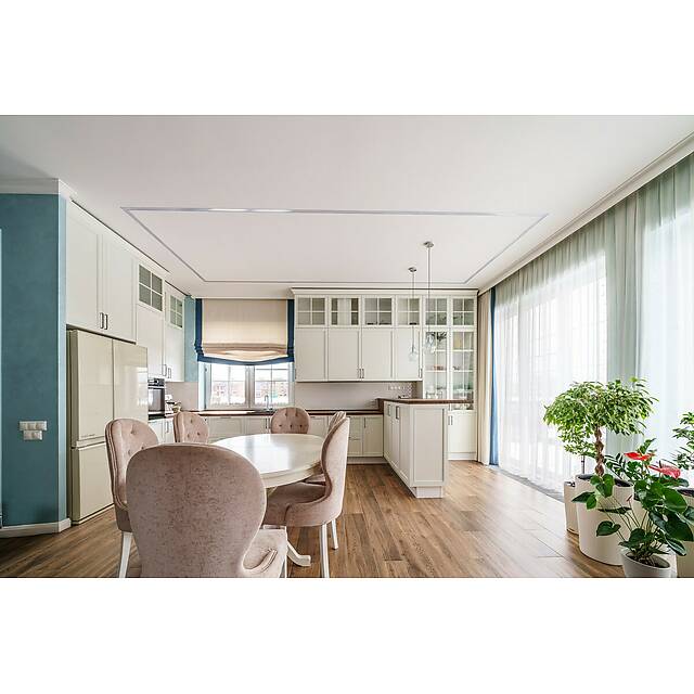 Кухонный фартук из керамической мозаики