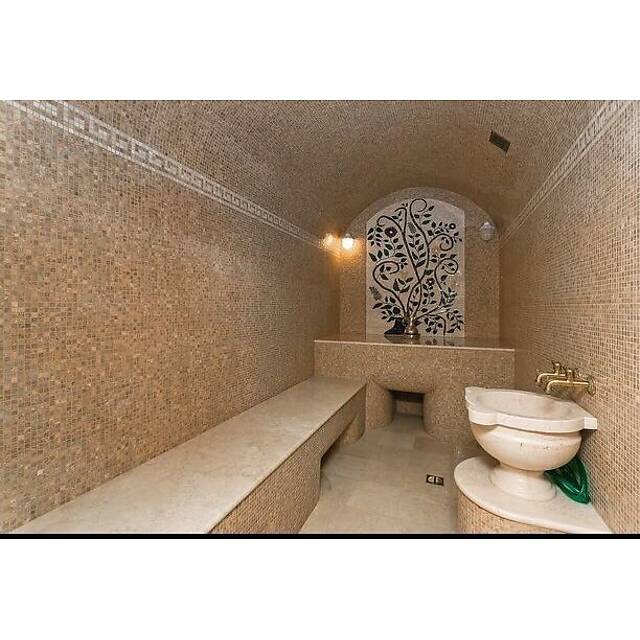 Хамам из мраморной мозаики