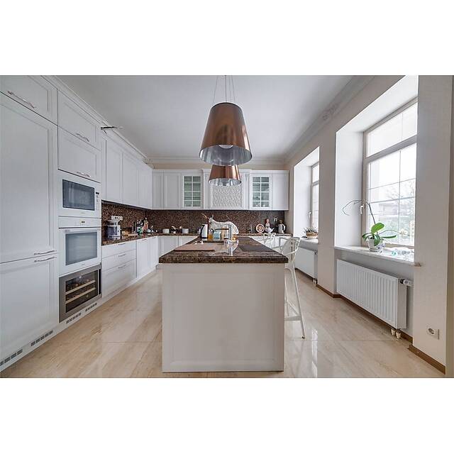 Кухня фартук из натурального мрамора