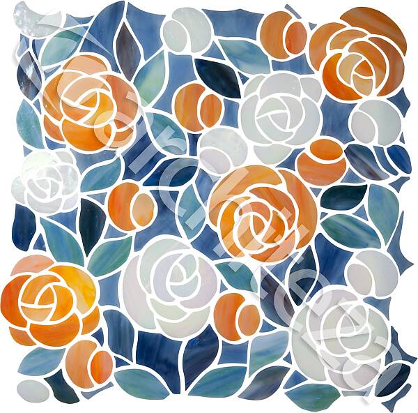 Стеклянная мозаика, серия Romantic