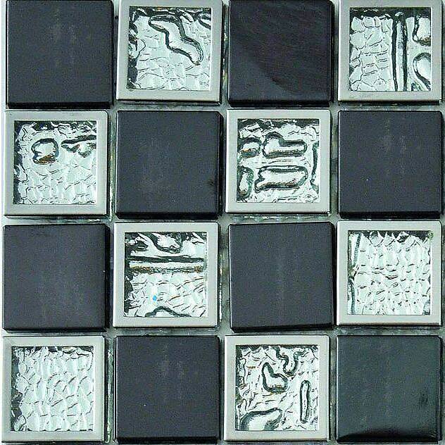 Мозаика из стекла и металла, серия Illusion