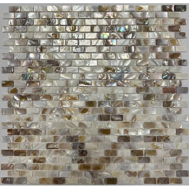 Мозаика из ракушки, серия Natural Pearl