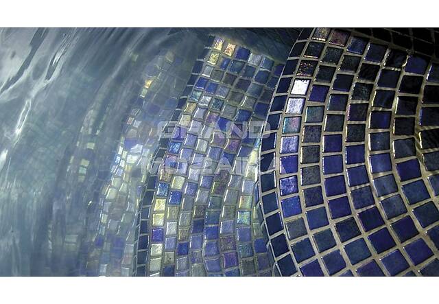 Стеклянная мозаика с перламутром, серия Antislip Eco