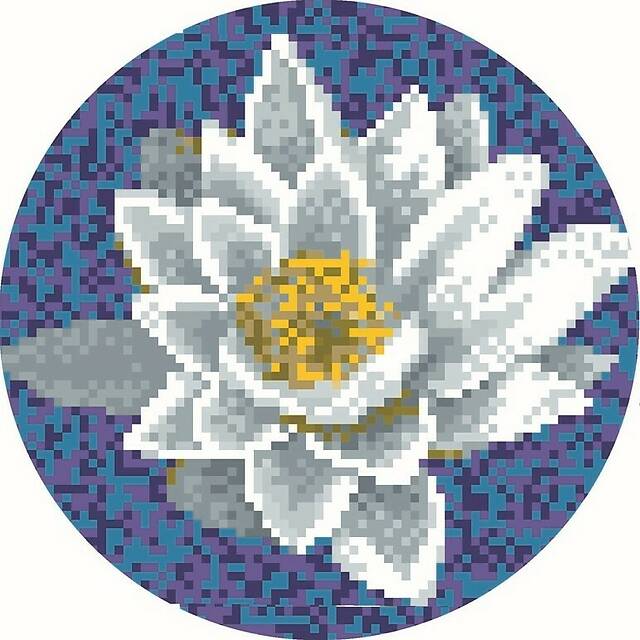 Мозаичное панно Лотос