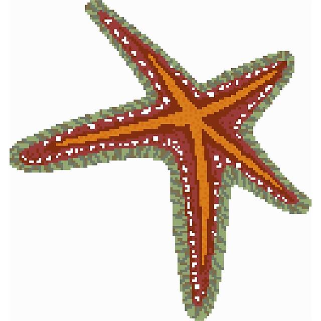 Мозаичное панно Морская звезда