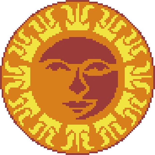 Мозаичное панно Солнце B