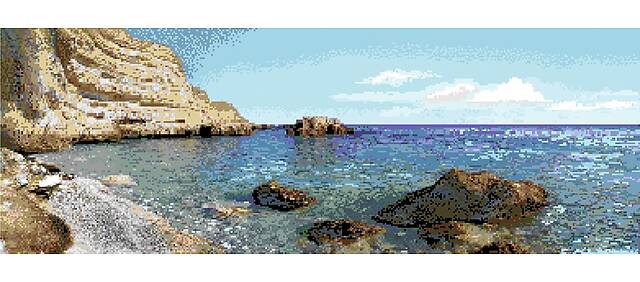 Мозаичное панно “Море и камни”