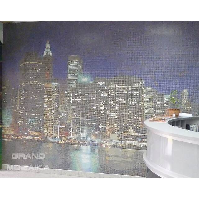 Мозаичное панно «Город»