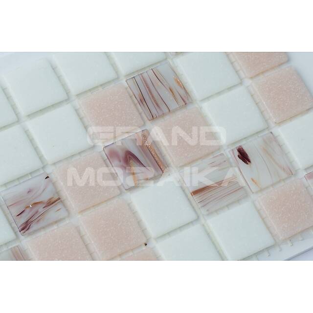 Стеклянная мозаика с авантюрином, серия Avento